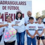 Se realizaron las retas de fútbol “México Imparable” en la recién rehabilitada Unidad Deportiva Voluntad